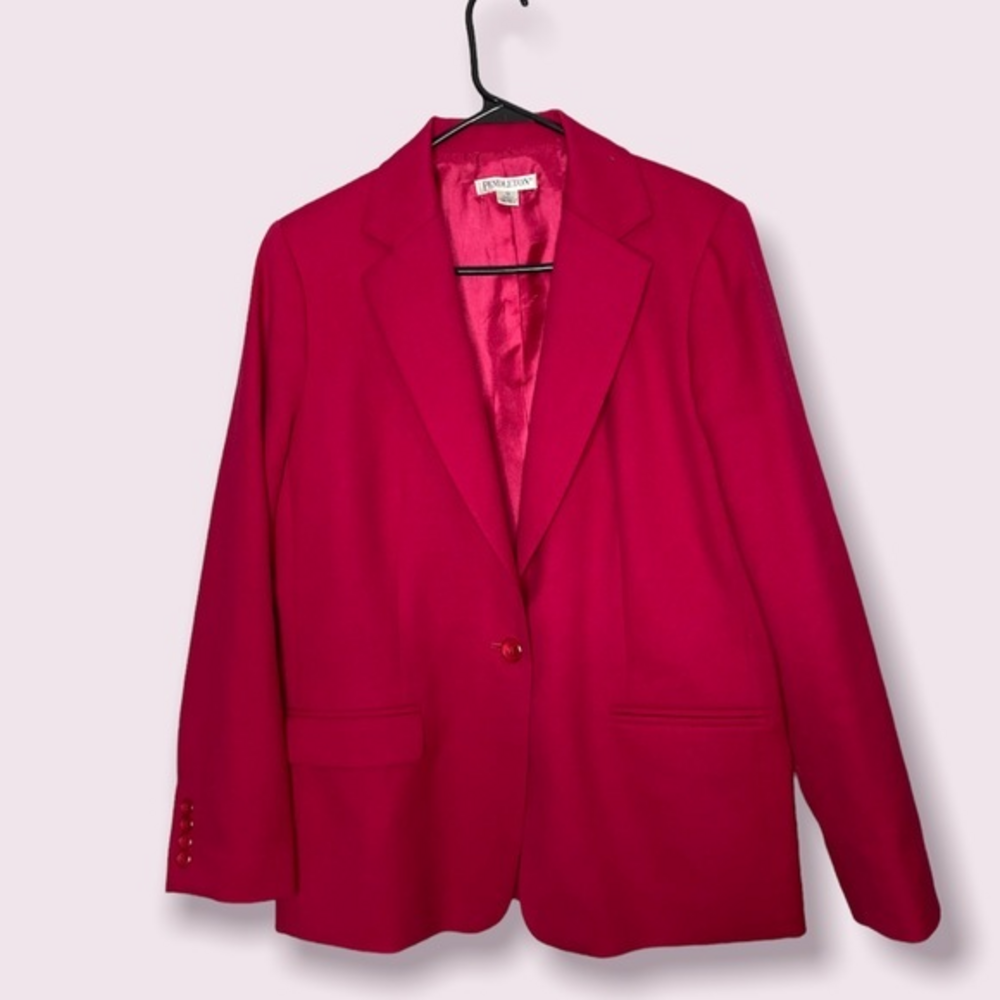 Pendleton virgin wool blazer